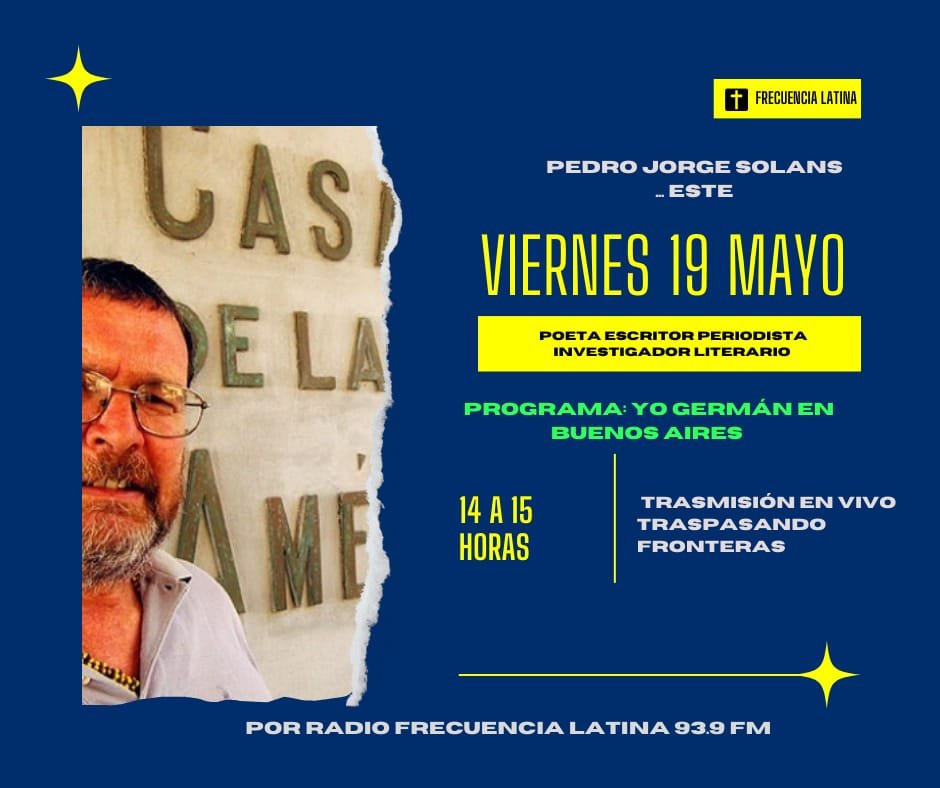 En este momento estás viendo Entrevista a Pedro Solans en «Yo German»