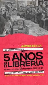 Lee más sobre el artículo Librería Sudestada cumple 5 años