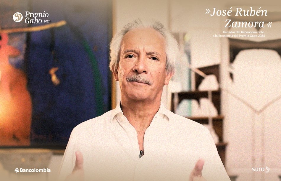 Lee más sobre el artículo José Rubén Zamora recibió el Reconocimiento a la Excelencia del Premio Gabo 2024