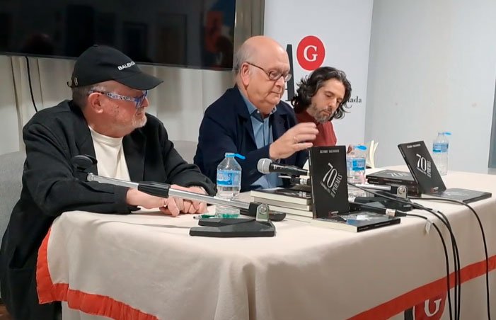 En este momento estás viendo Álvaro Salvador presentó su libro “70 poemas – Antología 1971-2020” en el Ateneo de Granada