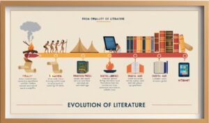 Lee más sobre el artículo La evolución de la literatura: De la oralidad a la era digital