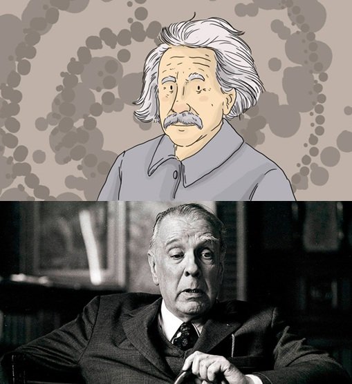Borges y Einstein: La relatividad del tiempo en los laberintos literarios