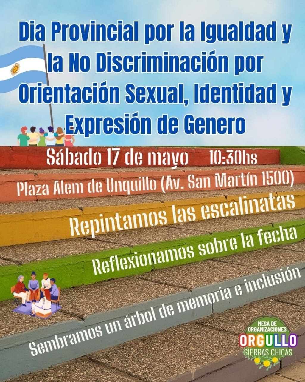 En este momento estás viendo Unquillo se pinta de diversidad: Encuentro, reflexión y memoria 🏳️‍🌈