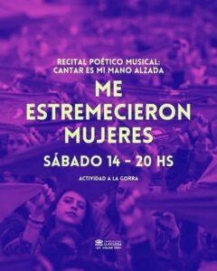 Lee más sobre el artículo Cantar es mi mano alzada presenta «Me estremecieron mujeres» un grito colectivo en voz de mujeres