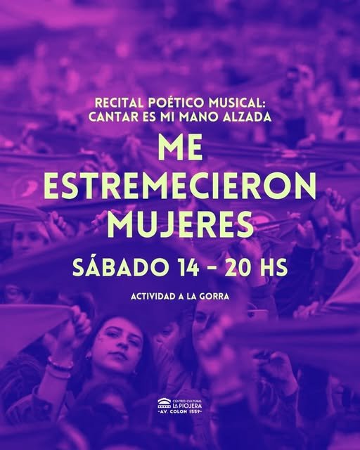 Lee más sobre el artículo Cantar es mi mano alzada presenta «Me estremecieron mujeres» un grito colectivo en voz de mujeres